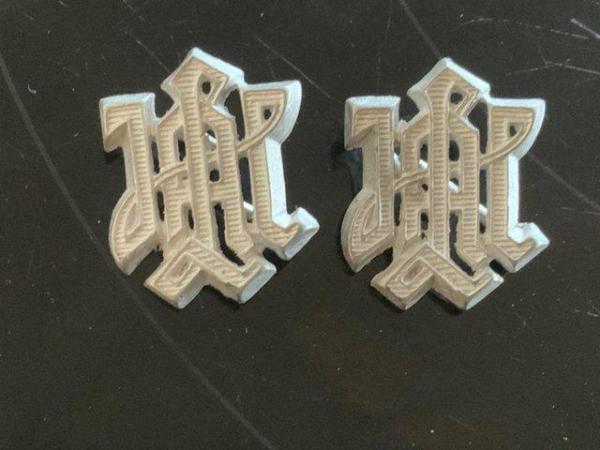 Image 1 of German 2WW Adolph Hitler Divisions Shoulder or Collar studs