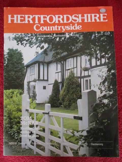 Preview of the first image of HERTFORDSHIRE COUNTRYSIDE MAGAZINE. Letchworth. August 1985.