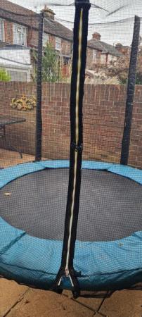 Image 3 of 8 foot Childrens Trampoline for outdoor use