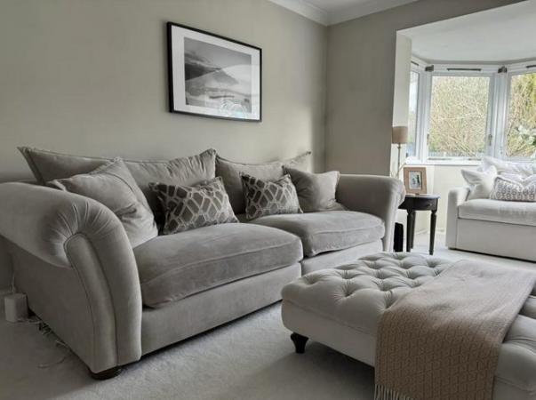Image 2 of Neutral 4 seater sofa from DFS