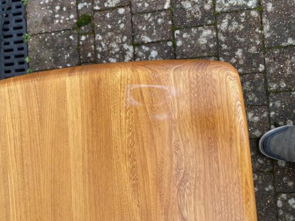 Image 4 of Ercol Solid Light Elm Nest of Tables SL7323