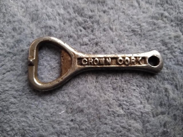 Preview of the first image of Crown Cork Cast Iron Promotional Advertising Bottle Opener.