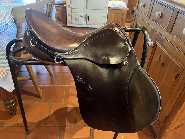 Preview of the first image of Stubben pony saddle for sale.