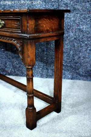 Image 5 of TITCHMARSH & GOODWIN OAK LAMP PHONE HALL CONSOLE TABLE STAND