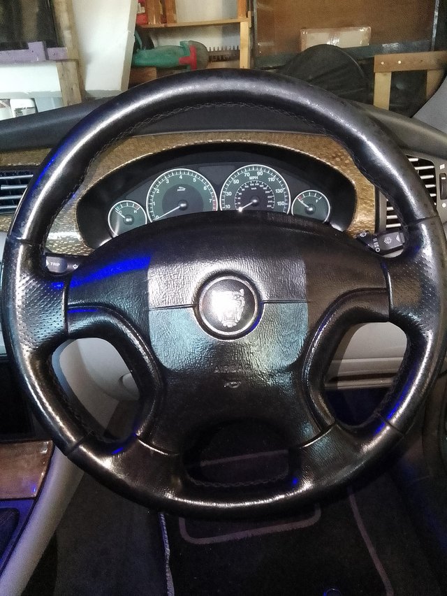 Preview of the first image of Jaguar X type steering wheel with airbag for sale.