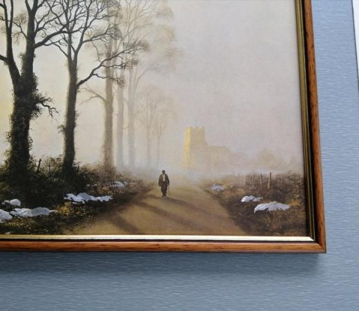 Image 4 of A Gerald Coulson Medium Framed Print Titled "Winter Sunlight
