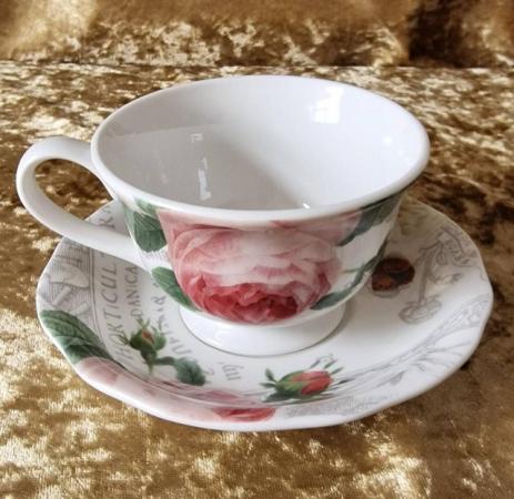 Image 3 of Royal Worcester RHS Roses – Tea Cup and Saucer