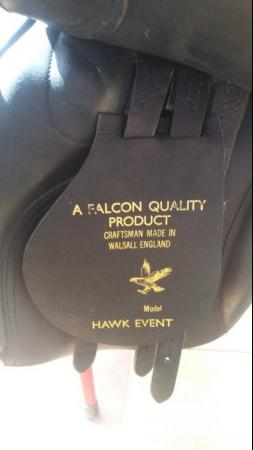 Image 3 of Jeffries Falcon Hawk Event Saddle Wide 18 Inches