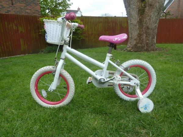 Image 3 of GIRLS BICYCLE WITH STABILISERS