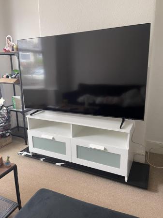 Image 3 of White Wooden TV Unit For Sale