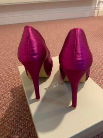 Image 3 of ShuSole size 5 ladies purple peep toes