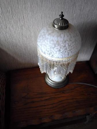 Image 1 of Victoriana style lamp with glass shade
