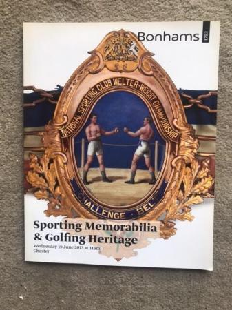 Image 2 of 2 Bonhams sporting memorabilia catalogues