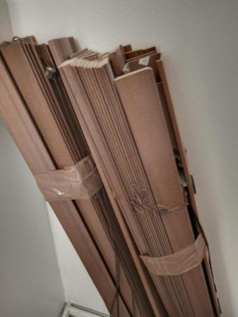 Image 1 of Wooden effect blinds with fittings