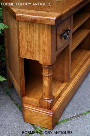 Image 7 of AN OLD CHARM FLAXEN OAK CORNER TV CABINET STAND MEDIA UNIT