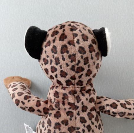 Image 7 of Russ Berrie UK soft toy Leopard.  Length approx: 14".