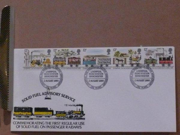 Image 4 of Philateley Railway First Day Cover. 1980