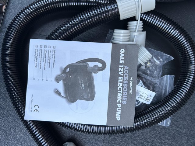 Preview of the first image of Domestic air pump new in bag.