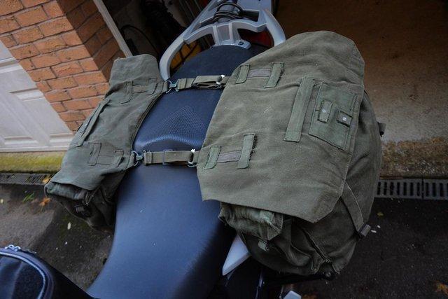 Image 2 of Motor Cycle Canvas Luggage Bags