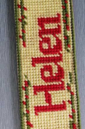 Image 2 of A Personalised Tapestry Bookmark with the Name Helen.