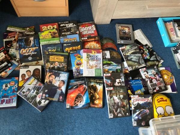 Image 1 of PC games and DVDs for sale