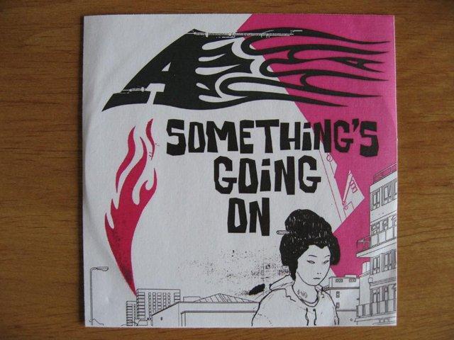 Preview of the first image of A – Something’s Going On – 3 Track Promo CD – London Records.
