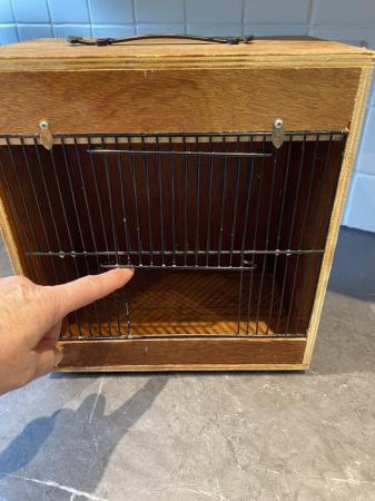 Image 5 of Wooden bird carry  box ideal for finches / budgie