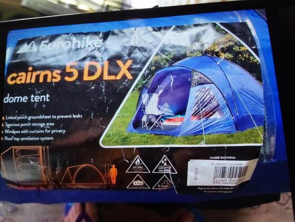 Image 1 of Eurohike 5 berth dome tent with sundries