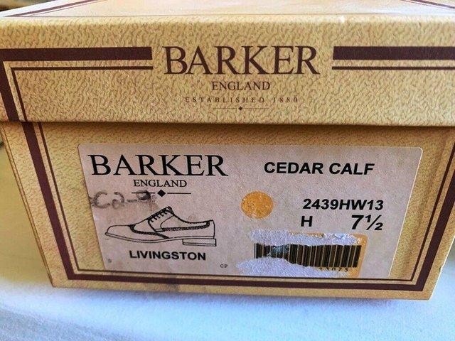 Preview of the first image of Barker Shoes LIVINGSTON brogues 7.5.
