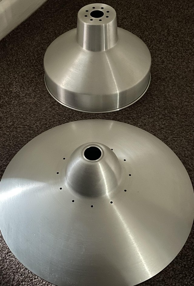 Preview of the first image of X2 stainless steel lampshades.