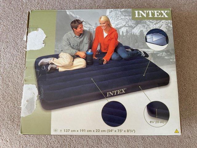 Preview of the first image of INFLATABLE DOUBLE MATTRESS BY INTEL.