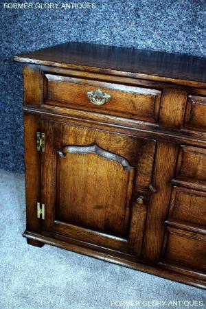 Image 76 of TITCHMARSH AND GOODWIN OAK DRESSER BASE SIDEBOARD HALL TABLE