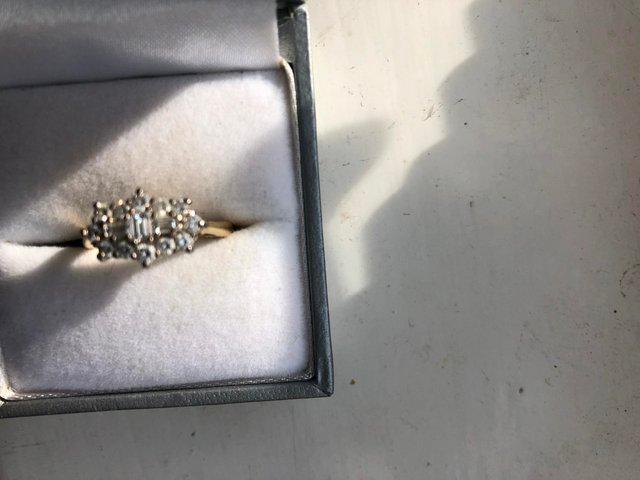 Preview of the first image of Diamond ring 18 carat goldBARGAIN.