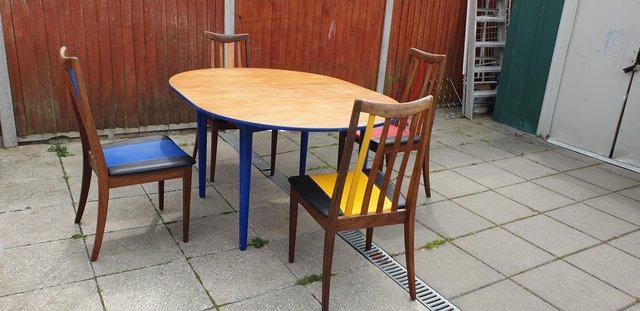 Image 6 of Mid Century G-Plan dining table and chairs