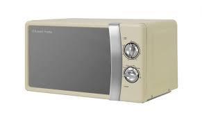 Preview of the first image of RUSSELL HOBBS 700W CREAM MICROWAVE 17L-EX DISPLAY.