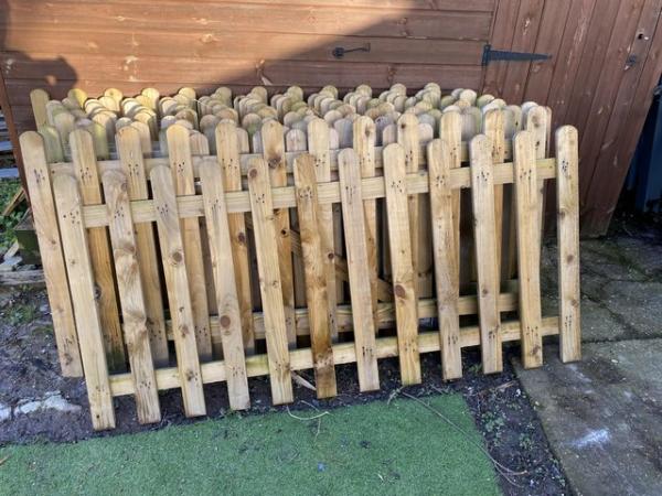 Image 1 of Picket Fence panels - 6 x 3ft