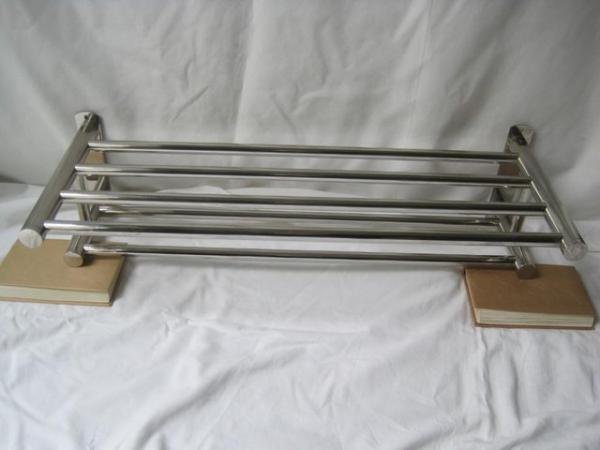 Image 2 of Towel rail for bathroom or kitchen chrome