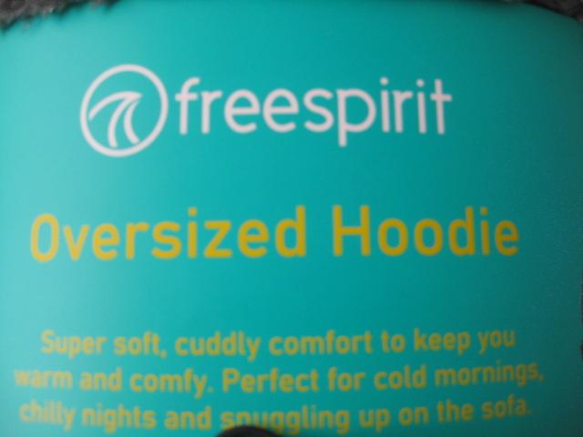 Preview of the first image of FREESPIRIT UNISEX OVERSIZED HOODIE.