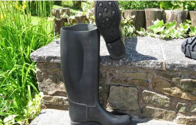 Preview of the first image of Decathlon Black Riding Boots …………………..……….