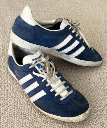 Image 2 of ADIDAS GAZELLE TRAINERS SIZE 7 BLUE SPORTS SHOES SNEAKERS