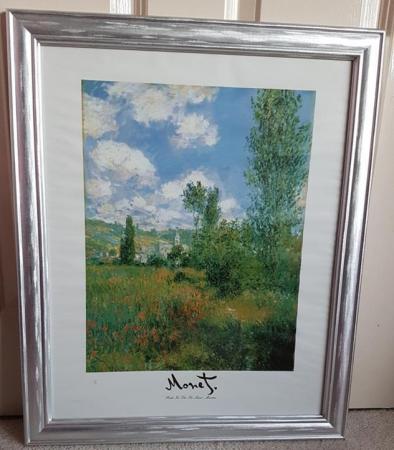 Image 2 of 3 Monet Prints - Nympheas, View of Verteuil & Flower Garden
