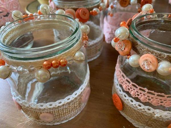 Image 3 of 15 decorative wedding/ party jars and lantern