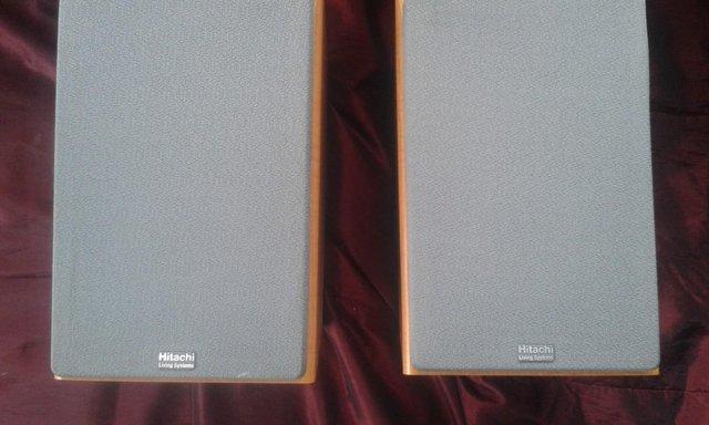 Image 3 of Hitachi Bookshelf Stereo Hi Fi speakers