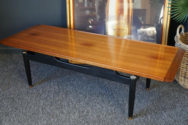 Preview of the first image of Mid Century 'Long John' E Gomme for G Plan Coffee Table Teak.