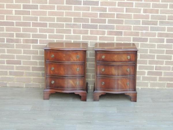 Image 1 of Pair of Bevan Funnell Bedside Chests (UK Delivery)