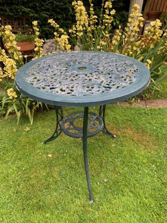 Image 2 of Charming ornate metal garden table