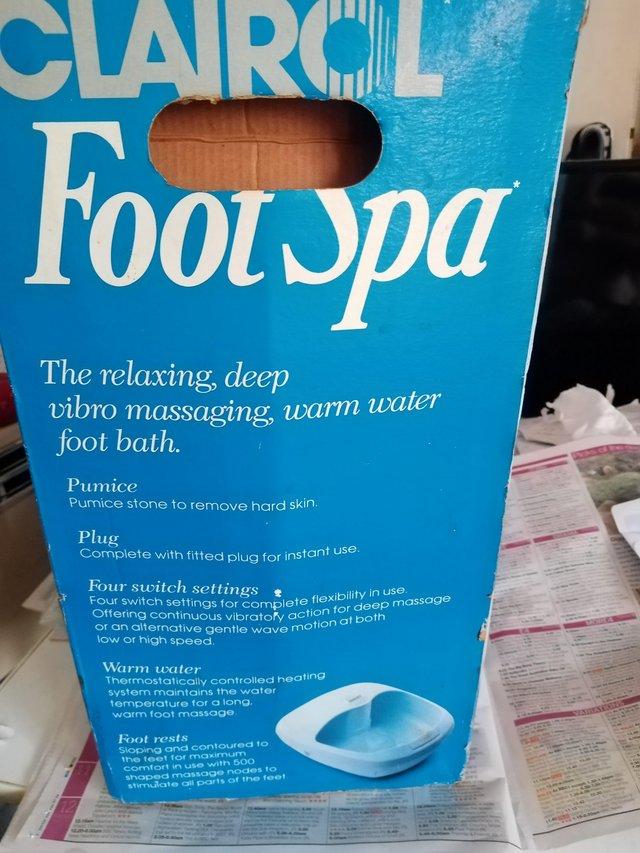 Preview of the first image of FOOT BATH (BRAND NEW IN BOX ) Clarol and others.