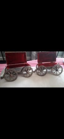 Image 3 of Silver plated vintage carriages for sale
