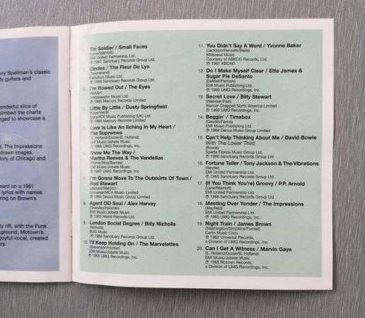 Image 11 of CD: 20 Original Mod Classics (No.64) by Spectrum Music.