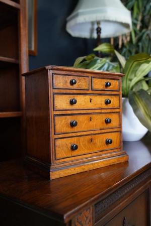 Image 11 of Victorian Style Apprentice Piece Small Drawers Dressing